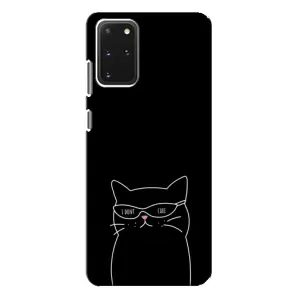 Чохол з малюнком кіт на Samsung Galaxy S20 Plus (Байдужий кіт)