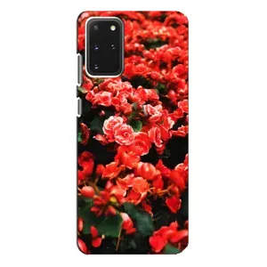 Чехлы с Цветами для Samsung Galaxy S20 Plus (VPrint) (Цветы красные)