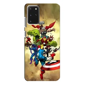 Чохол МАРВЕЛ для Samsung Galaxy S20 Plus (AlphaPrint) (Герої Марвел)