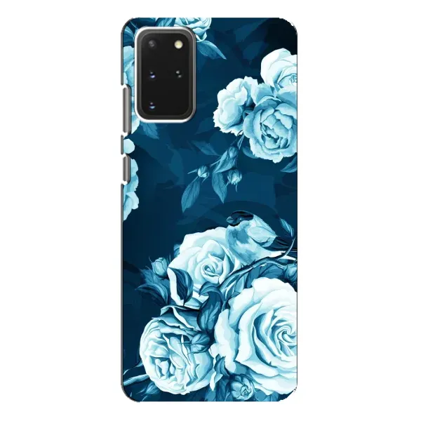 Чехол с принтом «Голубые Бутоны» для Samsung Galaxy S20 Plus