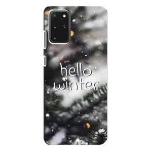 Новорічні, Святкові Чохли для Samsung Galaxy S20 Plus - 2024 год (Hello winter)