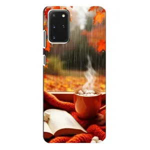 Чохол з унікальним дизайном 'Осінь з кавою' для Samsung Galaxy S20 Plus (Кава і дощ)