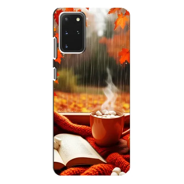 Чохол з принтом «Кава і дощ» для Samsung Galaxy S20 Plus