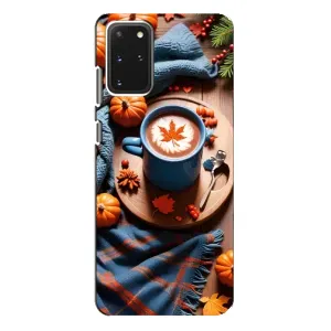 Чохол з унікальним дизайном 'Осінь з кавою' для Samsung Galaxy S20 Plus (Кава і гарбузики)