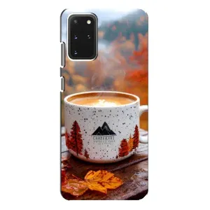 Чохол з унікальним дизайном 'Осінь з кавою' для Samsung Galaxy S20 Plus (Кава на природі)