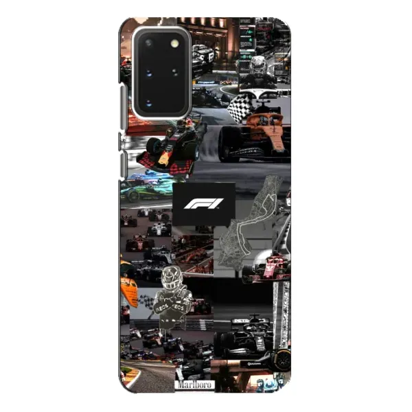 Чохол з принтом «Гоночний колаж Ф1» для Samsung Galaxy S20 Plus Чохол з принтом «Гоночний колаж Ф1» для Samsung Galaxy S20 Plus