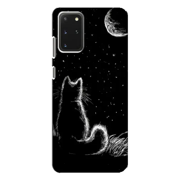 Чохол з принтом «Котик і місяць» для Samsung Galaxy S20 Plus Чохол з принтом «Котик і місяць» для Samsung Galaxy S20 Plus