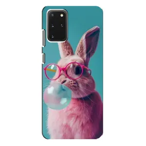 Чохол з принтом стильні тварини для Samsung Galaxy S20 Plus (Кролик в окулярах)