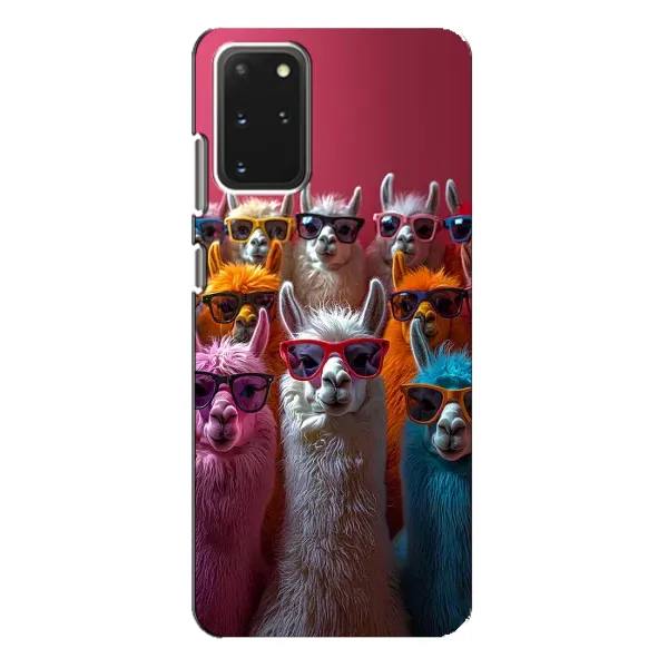 Чехол с принтом «Ламы в очках» для Samsung Galaxy S20 Plus