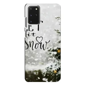 Новорічні, Святкові Чохли для Samsung Galaxy S20 Plus - 2024 год (Let it snow)