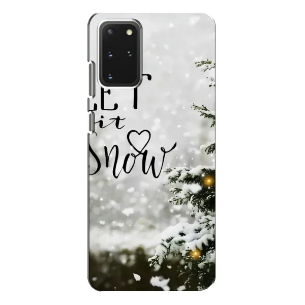 Чехол с принтом «Let it snow» для Samsung Galaxy S20 Plus Чехол с принтом «Let it snow» для Samsung Galaxy S20 Plus