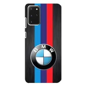 Чехол для Самсунг С20 Плюс - с принтом БМВ (AlphaPrint) (Лого BMW)