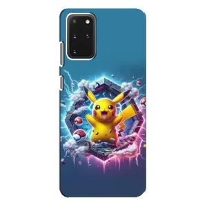 Чохол з Пікачу на Samsung Galaxy S20 Plus (Лого Пікачу)