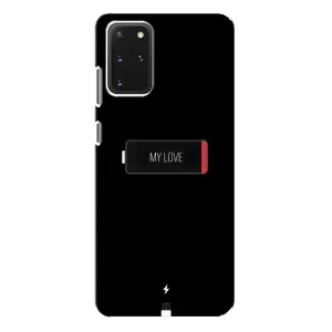 Чехлы для любимой на Samsung Galaxy S20 Plus (VPrint) (Love battery)