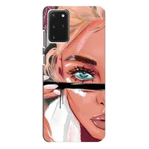 Чохол з друком для Samsung Galaxy S20 Plus - (Мода) (AlphaPrint) (Макіяж)
