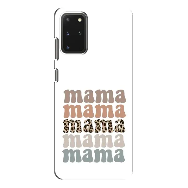 Чохол з принтом «Текстовий колаж мама» для Samsung Galaxy S20 Plus