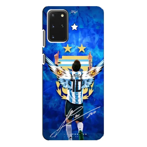 Чохол з принтом «Мессі Аргентина» для Samsung Galaxy S20 Plus
