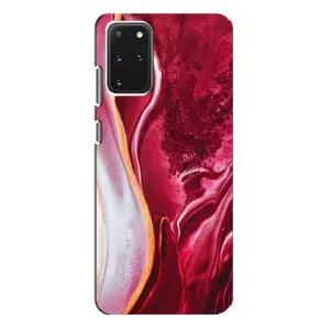 Чохол для Samsung Galaxy S20 Plus - з принтом (Дизайнерські) (AlphaPrint) (Мрамор червоний)