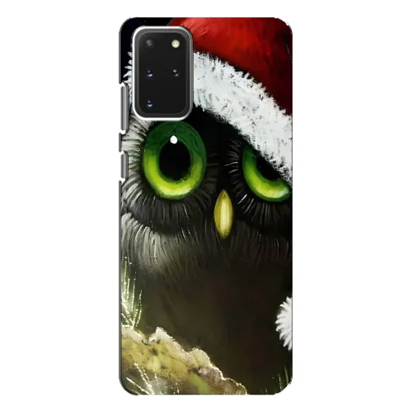 Чохол з принтом «Новорічна Сова» для Samsung Galaxy S20 Plus