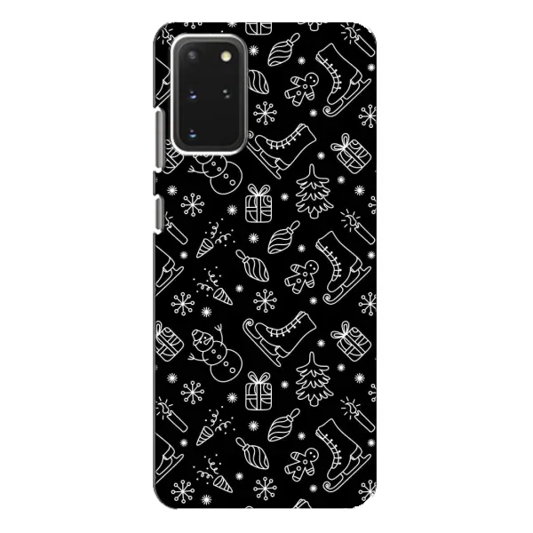 Чехол с принтом «Новогодний фон» для Samsung Galaxy S20 Plus Чехол с принтом «Новогодний фон» для Samsung Galaxy S20 Plus