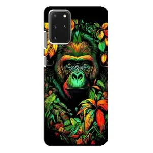 Чохол з Мавпами Samsung Galaxy S20 Plus - (AlphaPrint) (Мавпа в квітах)
