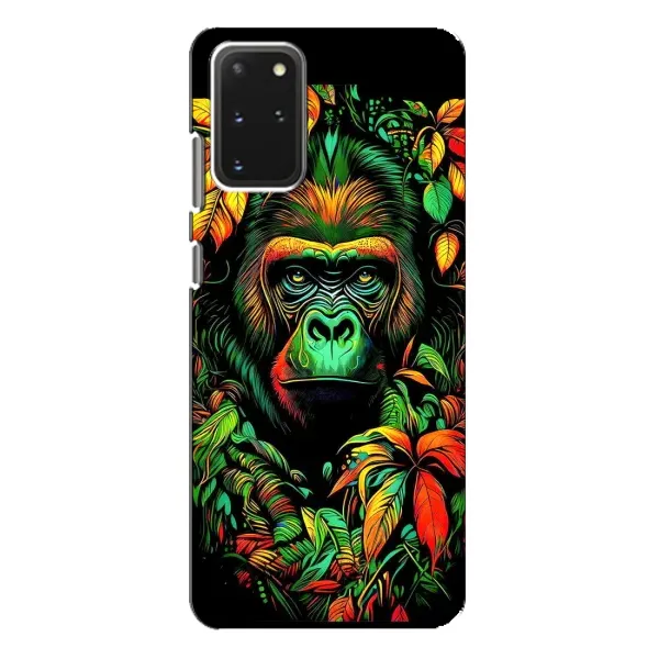 Чохол з принтом «Мавпа в квітах» для Samsung Galaxy S20 Plus