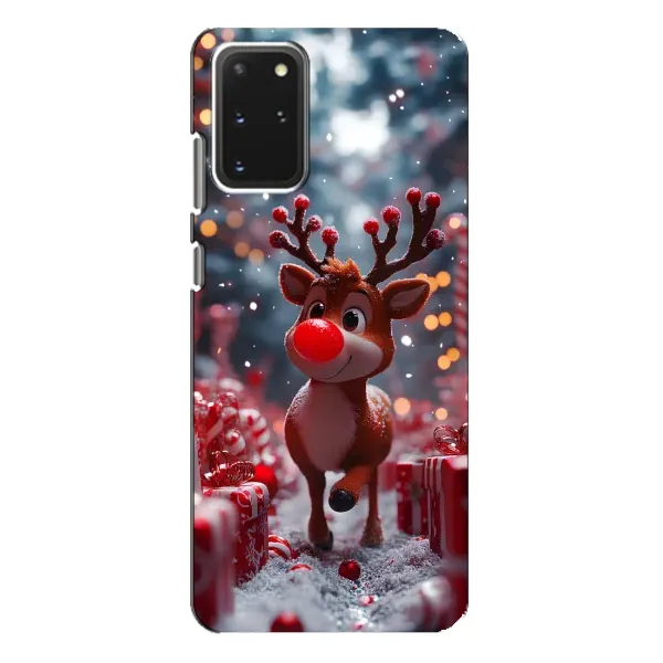 Чохол з принтом «Олень серед подарунків» для Samsung Galaxy S20 Plus