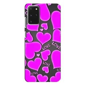 Чехлы для любимой на Samsung Galaxy S20 Plus (VPrint) (Pink hearts)