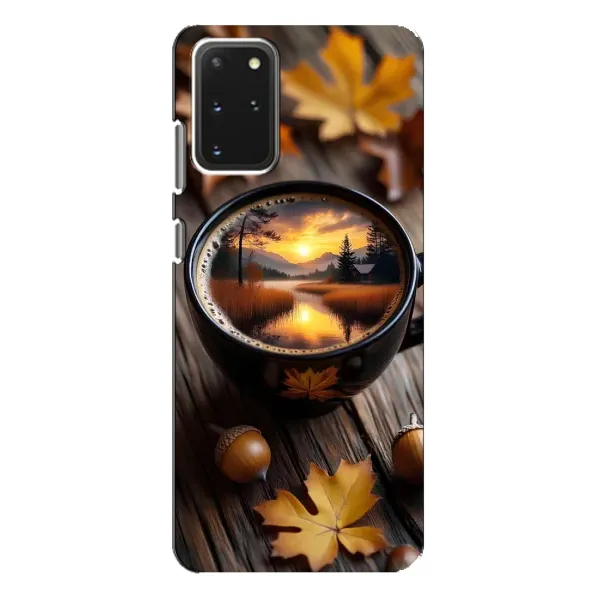 Чохол з принтом «Темна кава» для Samsung Galaxy S20 Plus