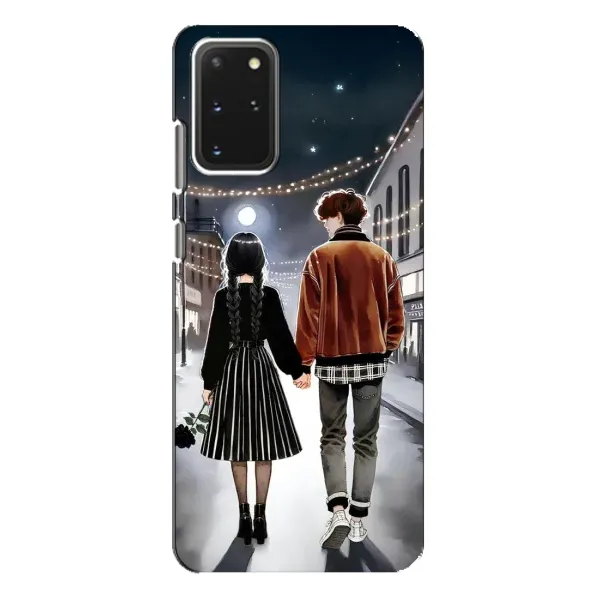 Чохол з принтом «Венздей та Тайлер» для Samsung Galaxy S20 Plus Чохол з принтом «Венздей та Тайлер» для Samsung Galaxy S20 Plus
