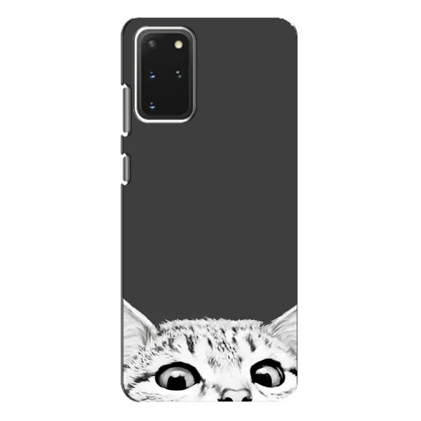 Чехол с принтом «Выглядывает кот» для Samsung Galaxy S20 Plus