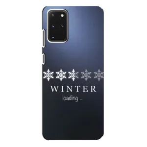 Зимні Чохли для Samsung Galaxy S20 Plus - прозорий фон (Winter loading)