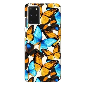 Чохол з принтом для Samsung Galaxy S20 Plus - (Прикольні) (AlphaPrint) (Яскраві метелики)