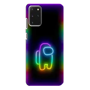 Чехол Амонг Ас для Samsung Galaxy S20 Plus (AlphaPrint) (Яркий скин)