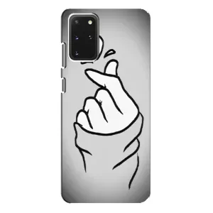 Чохол з принтом для Samsung Galaxy S20 Plus (AlphaPrint - Знак сердечка) (Значок Love)