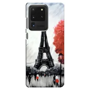 Чохол Ейфелева Вежа Samsung Galaxy S20 Ultra - (AlphaPrint) (Вежа в Парижі)