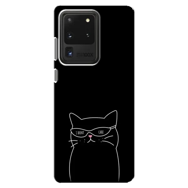Чехол с принтом «Равнодушный кот» для Samsung Galaxy S20 Ultra Чехол с принтом «Равнодушный кот» для Samsung Galaxy S20 Ultra
