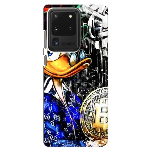 Чехол с принтом «Биткойн Скрудж» для Samsung Galaxy S20 Ultra
