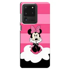 Эксклюзивный чехол для Samsung Galaxy S20 Ultra (AlphaPrint - Мультяшные) (Девочка Maus)