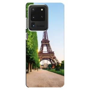 Чохол Ейфелева Вежа Samsung Galaxy S20 Ultra - (AlphaPrint) (Дорога до Парижу)