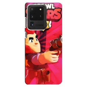 Чехол для Samsung Galaxy S20 Ultra Бравл Старс (VPrint) (Дуэлянт Кольт)