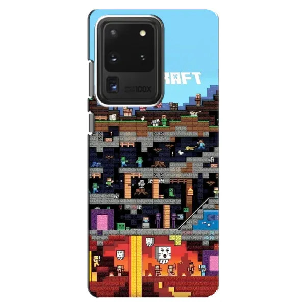 Чехол с принтом «фон Minecraft» для Samsung Galaxy S20 Ultra