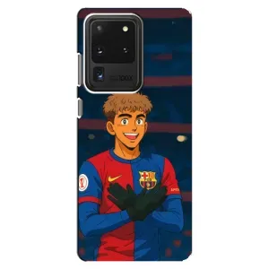 Чехол с футболистом Ламин Ямаль Samsung Galaxy S20 Ultra (Футболист Ямаль)
