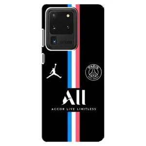 Чохли PSG для Samsung Galaxy S20 Ultra (AlphaPrint) (футболка ПСЖ)