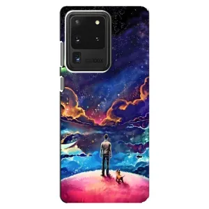 Космічні Чохли для Самсунг Галаксі С20 Ультра (VPrint) (Вид Галактики)