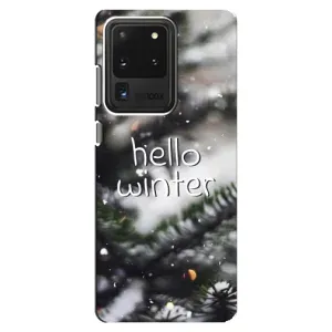Новорічні, Святкові Чохли для Samsung Galaxy S20 Ultra - 2024 год (Hello winter)