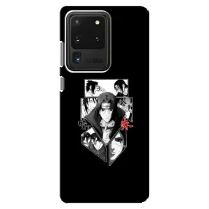 Чехлы на тему: Итачи Учиха для Samsung Galaxy S20 Ultra (AlphaPrint) (коллаж Итачи)