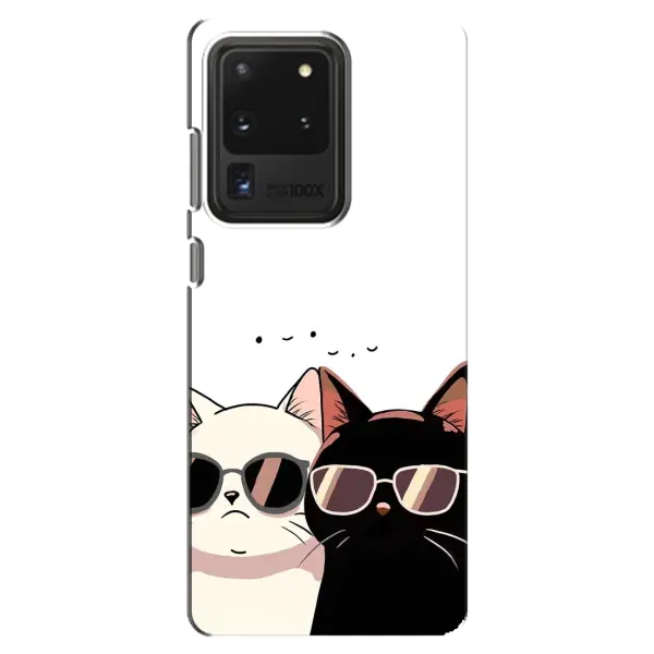 Чехол с принтом «Коты в очках» для Samsung Galaxy S20 Ultra Чехол с принтом «Коты в очках» для Samsung Galaxy S20 Ultra