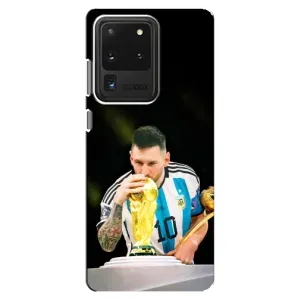 Чехлы для Samsung Galaxy S20 Ultra (Leo чемпион) (AlphaPrint) (Кубок Месси)