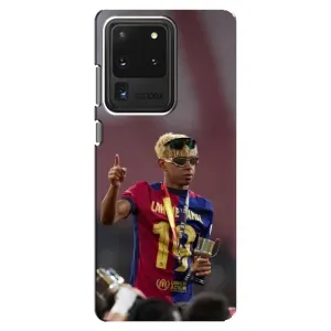 Чехол с футболистом Ламин Ямаль Samsung Galaxy S20 Ultra (Lamine Yamal)